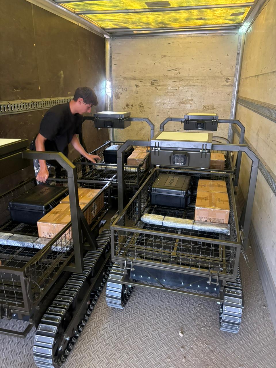 Four Ground Robotic Systems Delivered to the 102nd Brigade to Keep Soldiers Out of Drone Range